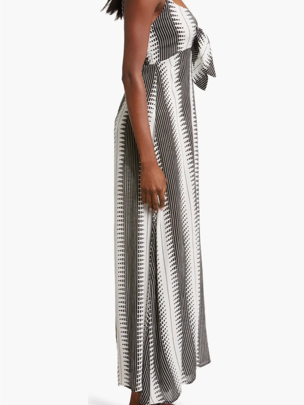 Elan Cut-Out Tie-Front Maxi Cover-Up Sundress - Picture 3 of 7